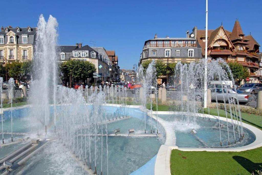 "Magnifique 2 Pieces Deauville" Piscine Et Jardin Exterior foto